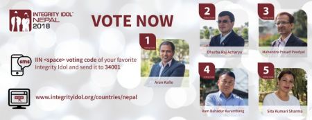 Voting for Integrity Idol 2018 is open 