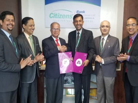 Agreement between Citizens Bank and Mahalaxmi Life Insurance