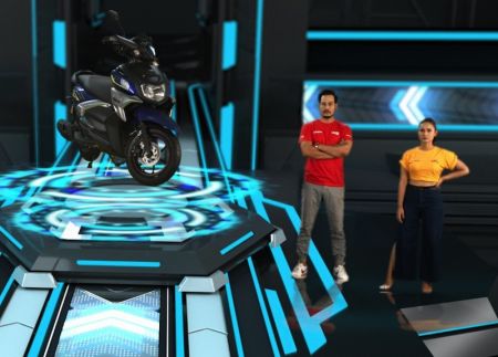 Virtual Launch of Yamaha RayZR 125FI 