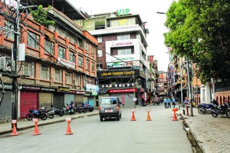 Tourist Hub Thamel still Wears a Deserted Look