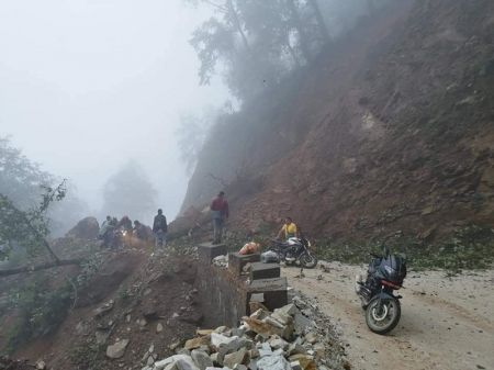 14 Road Sections Damaged by Floods and Landslides