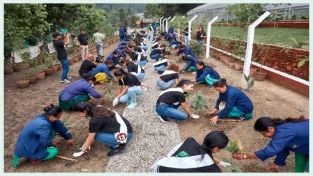 Dabur Vatika Miss Nepal Contestants Visit Nursery