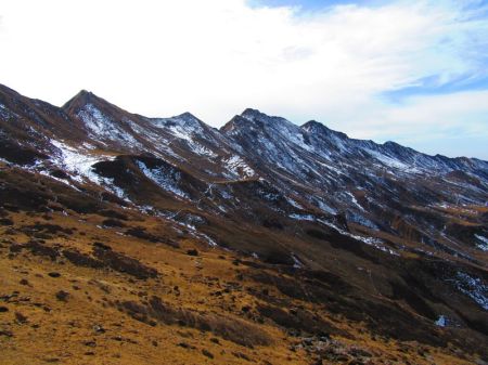 'Snow-Capped Mountains Turning Black'   