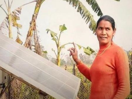 Tharu Women Enjoying in Collective  Agriculture in Chitwan 