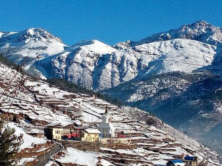 Snowfall Disrupts Power Supply in Jumla   