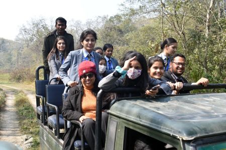 Tourism Entrepreneurs Excited about Jeep Safari in Chitwan National Park