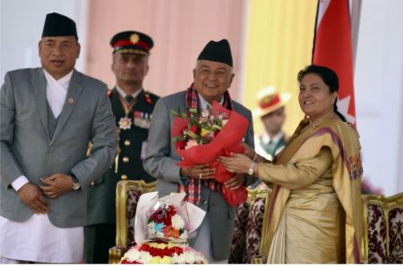 Newly-elected President Paudel Sworn In   