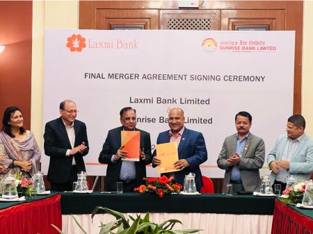 Laxmi Bank and Sunrise Bank Sign Final Merger Agreement  