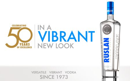 Ruslan Vodka Marks Golden Jubilee with Launch of New Bottle Design 