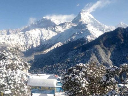 Brief Rainfall, Snowfall Predicted in High Hills   