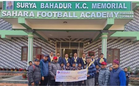 Lumbini Bikas Bank Extends Succour to Sahara Football Academy