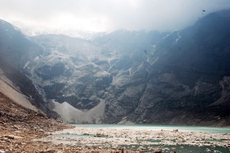  Glacial Lake Destabilized after Avalanche Returning to Normal State   