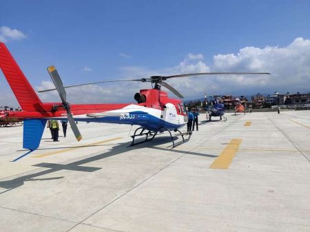 Flights Come to a Grinding Halt at Nalinchowk Helipad