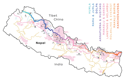 nepal map